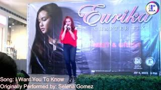 Eurika - I Want You To Know [SM City San Mateo 7.4.15] (Live)