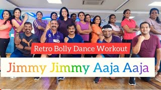 Jimmy Jimmy Jimmy Aaja Remix | Dance Fitness | Retro Bolly Workout | Bappi Lahiri | Bolly Aerobics