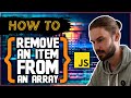 Remove an Item From an Array (6 ways, guidelines) | JavaScript