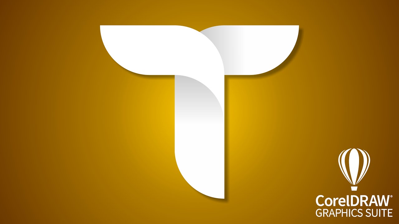 Logo T Learn Logo Design Corel Draw Tutorials 105 Youtube