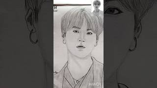 BTS Suga pencil sketch #shorts #youtube #ytshorts #art #drawing #bts #suga