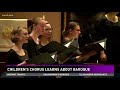 Children's Chorus learns about Baroque music