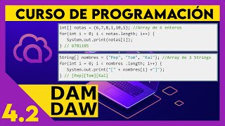 JAVA: Declarar Arrays ☕ DAM - DAW