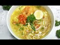 SOTO AYAM REBUS | dengan bumbu simple dan ayam tidak digoreng