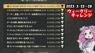 【シーズン12】3/22~28のウィークリーチャレンジ【Fallout76/フォールアウト76】