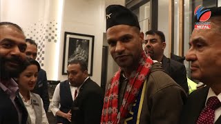 Shikhar Dhawan Grand Welcome in Nepal | Karnali Yaks | Nepal Premier League