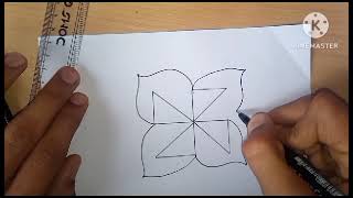 How to turn swastik into a flower