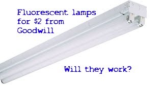 Fluorescent Lights For The Workbench (Cheap!) DIY "Repair"
