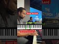 Thank You Lord - gospel piano chords