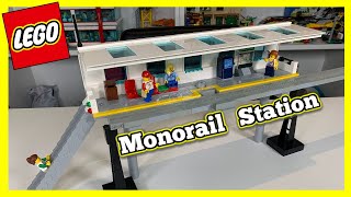 NEW LEGO Monorail Station MOC LEGO City Update LEGO 6399