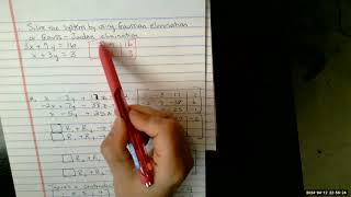 MTH 161 NOL 9.2 Solving Systems of Equations with Matrices