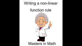Writing a Nonlinear Function Rule