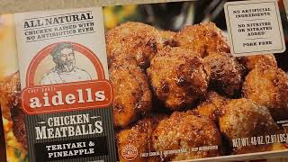 Costco Review: aidells Chicken Meatballs Teriyaki \u0026 Pineapple