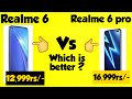 Realme 6 pro vs realme 6 key features and differences