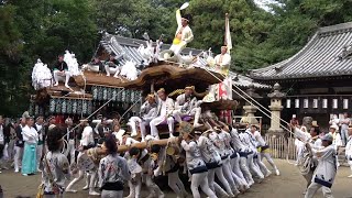 2019.7.28 太子町山田 科長神社 夏祭り だんじり 宮出