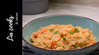 Γαριδοπίλαφο / Shrimp Pilaf | Lia Cooks GR