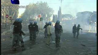 ROMA: SCONTRI A  SAN GIOVANNI,  RIOTS IN ROME