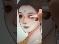 抖音 tiktok ipad drawing chinese hanfu @青尘手绘 ep1