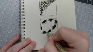 How to Zentangle - One Zentangle a Day - Day 1