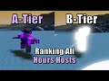Hours | Host Tierlist UPDATED