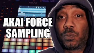 AKAI Force 3.0.5 Tutorial -  How To Chop Samples (Hip hop)