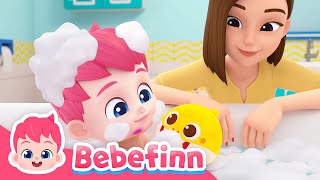 EP53 | 🛁Let's Have Fun Bubble Bath! | Bebefinn Bath Song | Nursery Rhymes & Kids Songs