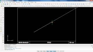 Drafting 1: Video#19, Lesson 11A and 11B