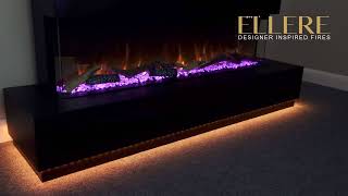 Ellere Electric Fire | Example installation and operation | Arada
