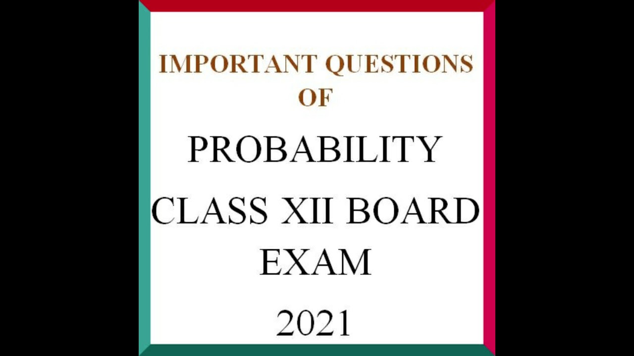 Class 12 Important Questions Short Video R B Classes - YouTube