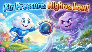 Air Pressure: High vs. Low! What's the Difference? | Fun Weather Science