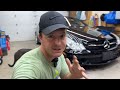 how to change headlight lenses on a mercedes cls c219 complete step by step diy tutorial