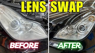 How To Change Headlight Lenses On A Mercedes CLS C219 | Complete Step By Step DIY Tutorial!