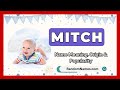 Mitch - Baby Boy Name Meaning, Origin & Popularity - RandomNames.com