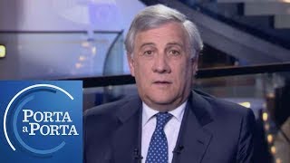 Antonio Tajani sull'incendio di Notre Dame - Porta a porta 16/04/2019