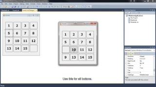 15 Shuffle Game Tutorial VB 2010
