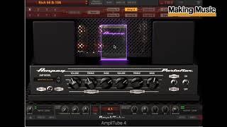 IK Multimedia Ampeg SVX2 (for AmpliTube 4) Demo \u0026 Review