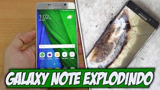Novo celular da Samsung, o Galaxy Note 7 ESTÁ EXPLODINDO - Gamervlog