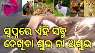 ସ୍ୱପ୍ନ ରେ ପଶୁପକ୍ଷୀ ଦେଖିଲେ କଣ ସବୁ ହୁଏ