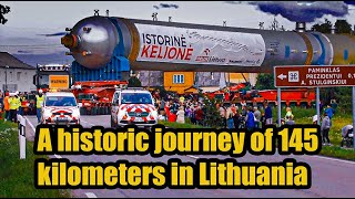 Istorinė 145 kilometrų kelionė Lietuvoje./A historic journey of 145 kilometers in Lithuania.