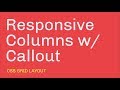 Responsive Columns w/ Callout Section Using CSS Grid