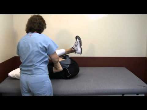 Amputee Exercise - Below Knee - Knee To Chest Stretch - YouTube