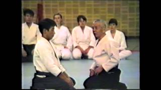 Osawa Kisaburo Sensei  showing Suwari Waza Kokyuho