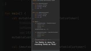 Immutable Objects in #Kotlin and #Java