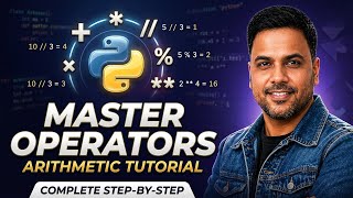 Python Operators Full Tutorial | Arithmetic to Exponentiation