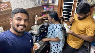 அம்மாவும் தம்பியும் சேர்ந்து சமைக்கிறாங்க அத நீங்களும் பாருங்க 🤣 Amma Kai Pakkuvam