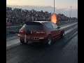 Massive fire balls out the exhaust! AWD big turbo Honda Civic.