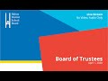 Board of Trustees Meeting (4/1/2020)