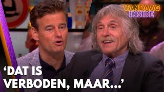 Wilfred Genee hoort verhaal over tv-kastje van Johan Derksen: 'Het is verboden, maar...'