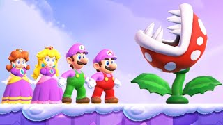 Super Mario Bros. Wonder 100% Walkthrough - World 2 (4 Players)