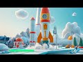 Fun 45 Second Timer - Space Rocket Countdown